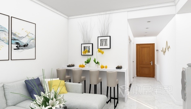 86㎡/三室一廳一衛(wèi)/現(xiàn)代