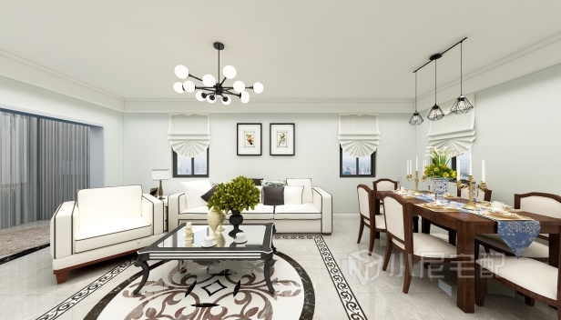 130㎡/三室一廳兩衛(wèi)/現(xiàn)代