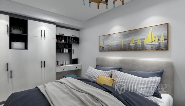 85㎡/兩室一廳一衛(wèi)/現(xiàn)代