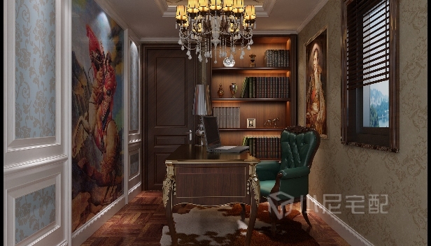 128㎡/三室兩廳兩衛(wèi)/歐式