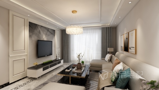 120㎡/三室兩廳兩衛(wèi)/混搭