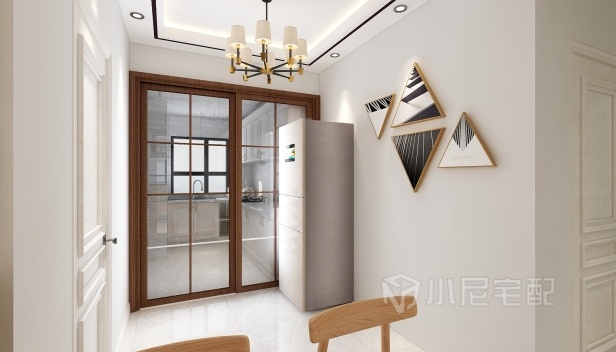 100㎡/兩室一廳一衛(wèi)/現(xiàn)代