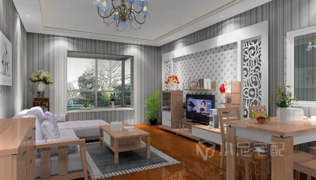 90㎡/兩室一廳一衛(wèi)/現(xiàn)代