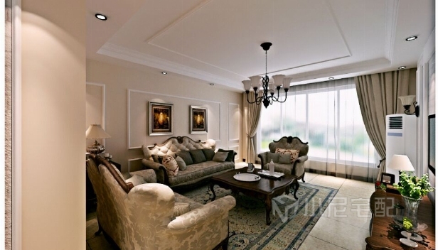 138㎡/三室兩廳兩衛(wèi)/美式