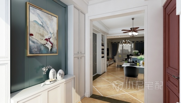 130㎡/三室兩廳兩衛(wèi)/美式