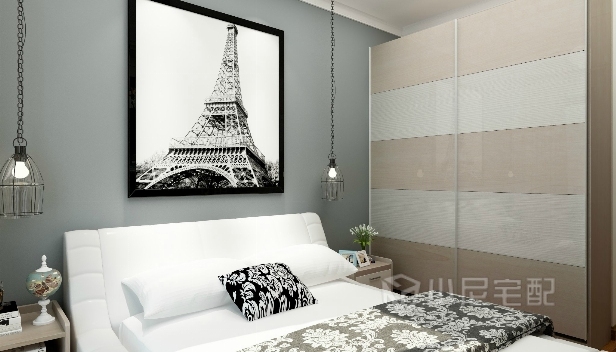 80㎡/兩室一廳一衛(wèi)/現代