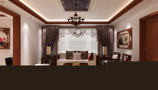 130㎡/三室兩廳一衛(wèi)/中式