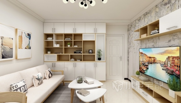 60㎡/一室一廳一衛(wèi)/現(xiàn)代