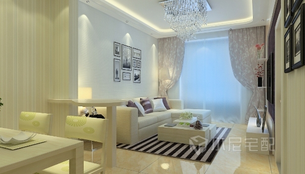 92㎡/兩室兩廳一衛(wèi)/簡(jiǎn)約