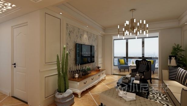 130㎡/三室兩廳兩衛(wèi)/美式