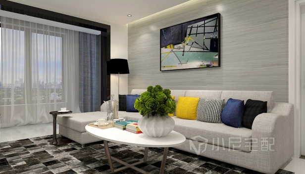 89㎡/兩室兩廳一衛(wèi)/簡約