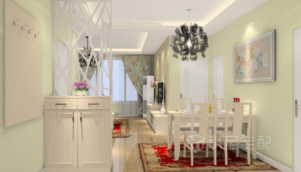 90㎡/兩室兩廳一衛(wèi)/簡約