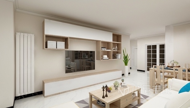 86㎡/兩室一廳一衛(wèi)/簡約