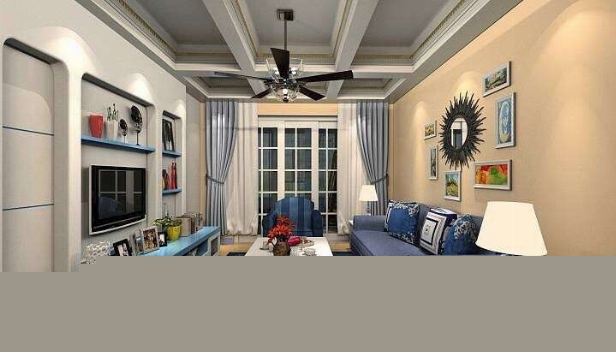 96㎡/三室一廳一衛(wèi)/地中海