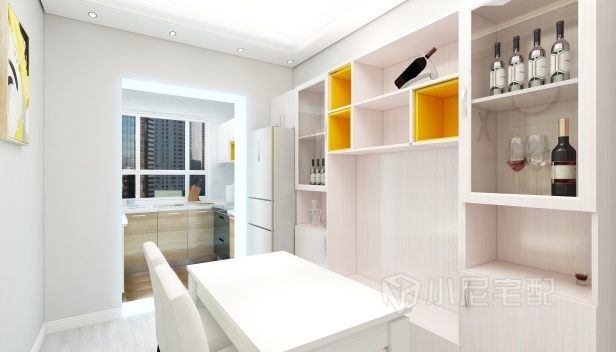 98㎡/兩室一廳一衛(wèi)/現(xiàn)代