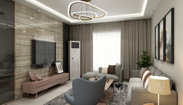 91.02㎡/兩室兩廳兩衛(wèi)/現(xiàn)代