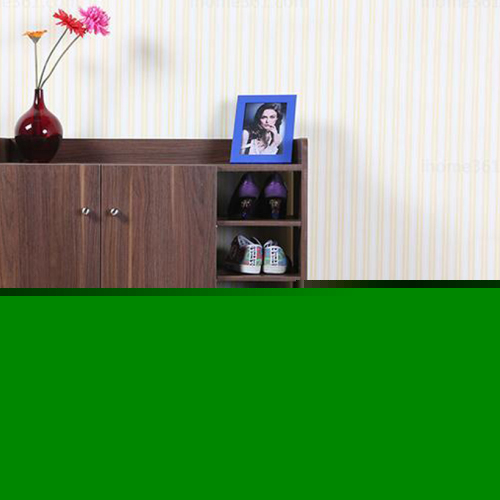 小尼宅配 鞋柜 現(xiàn)代簡(jiǎn)約木質(zhì)雙門對(duì)開門鞋架鞋柜 特價(jià)